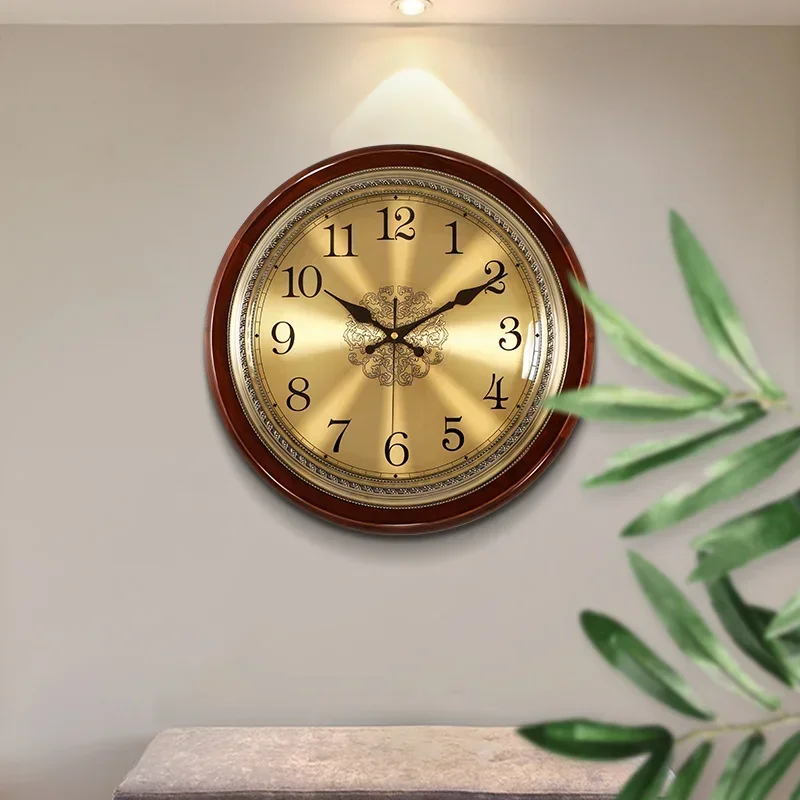 Luxury Lifestyle Watches - Jam Dinding Kayu Mewah Logam Retro