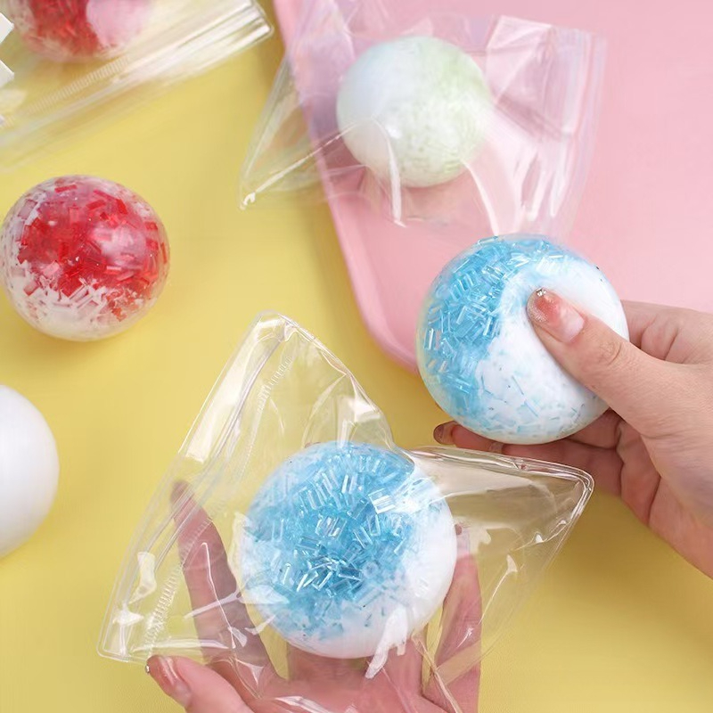 Crystal Ball Decor - 1 Buah Bola Stres Maltosa Kreatif
