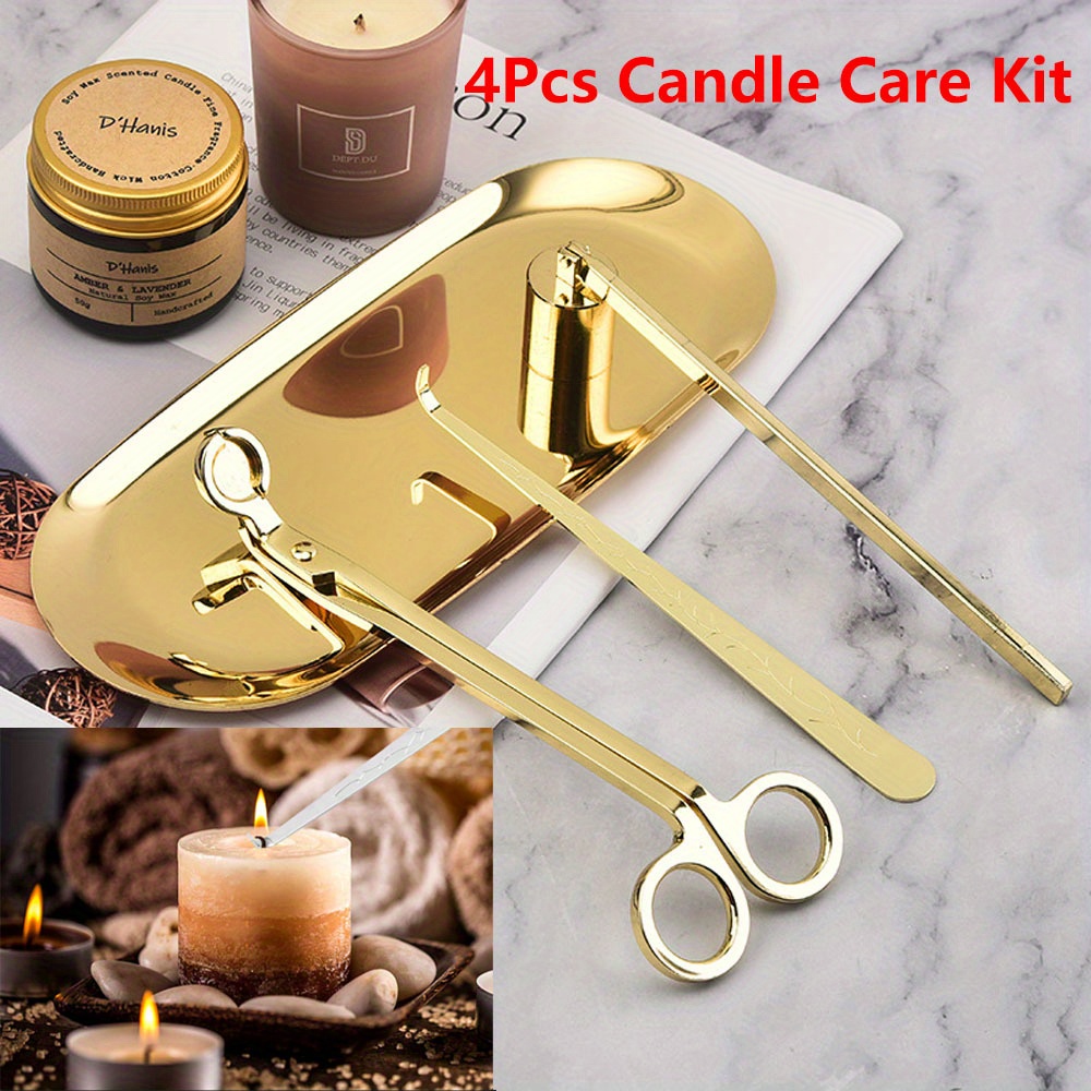 Scented Candle Luxury - 4 Buah/Set Kit Perawatan Lilin Mewah