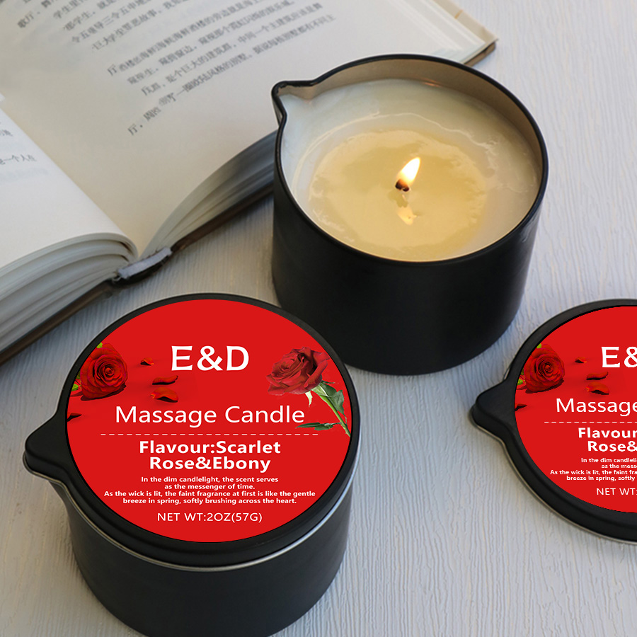 Scented Candle Luxury - Lilin Minyak Pijat, untuk Mengurangi Stres