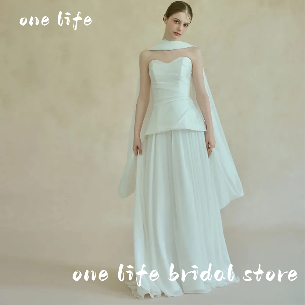 Luxury Lifestyle Dress - ONE LIFE Gaun Pengantin A-Line Warna