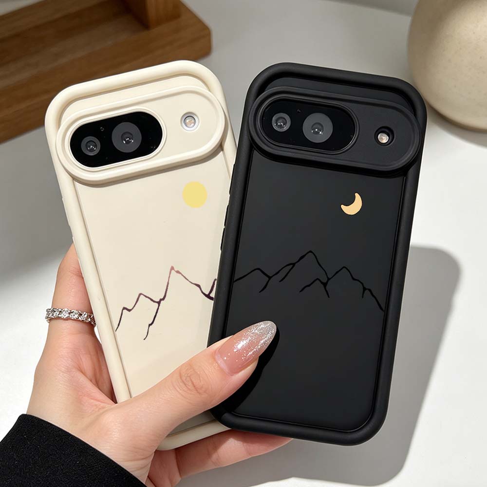 Google Pixel 9 Pro - Penutup Gunung Matahari Bulan Minimalis untuk
