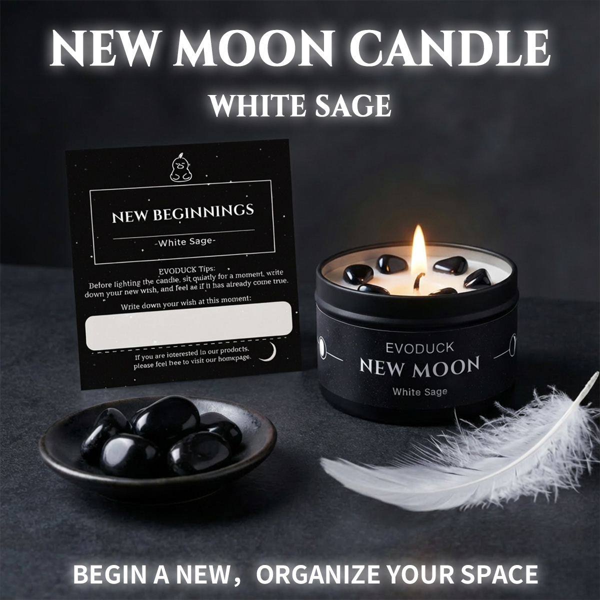 1pc Lilin Aroma Bulan Baru Lil - Scented Candle Luxury ulasan dan harga