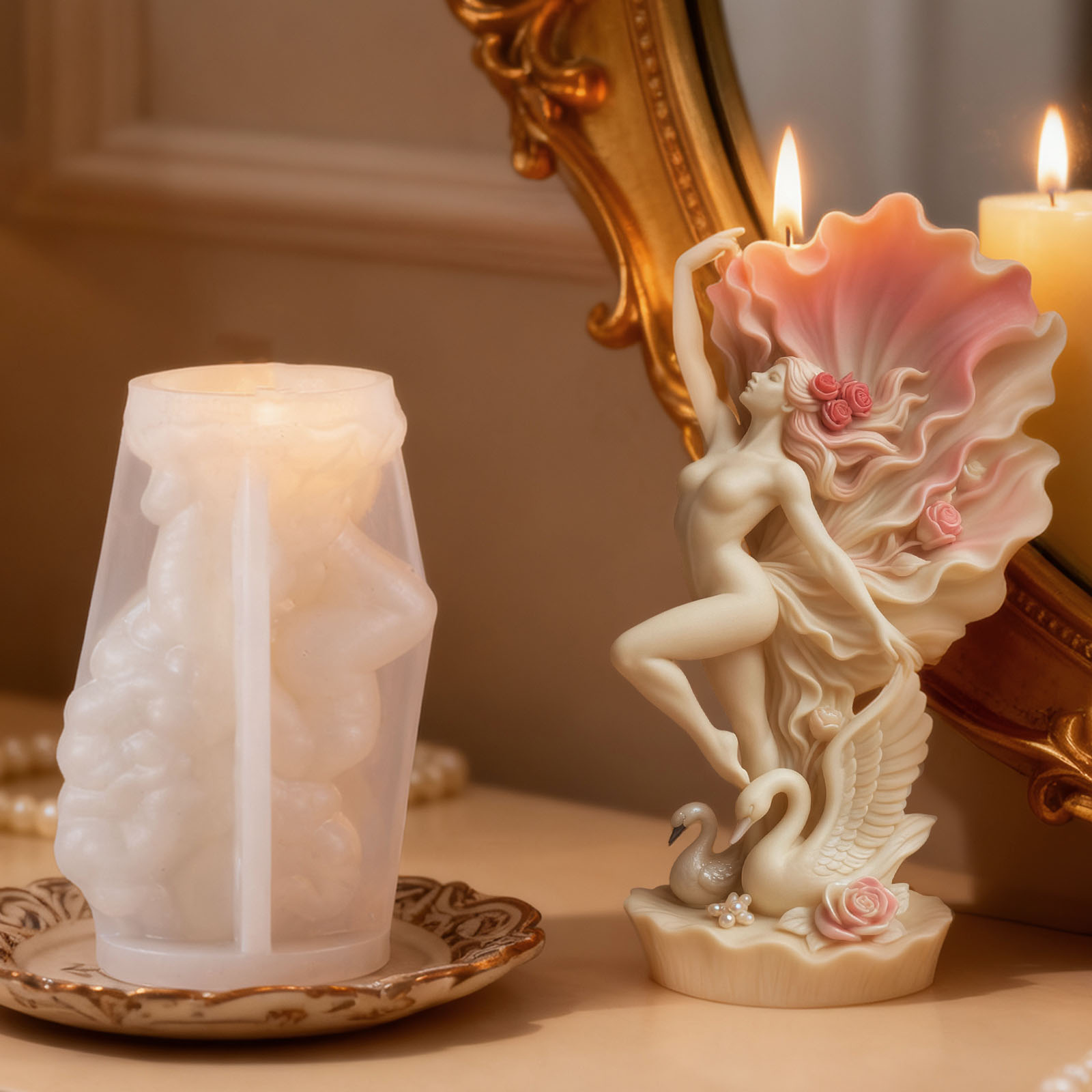 Cetakan Lilin Penari Angsa yan - Scented Candle Luxury ulasan dan harga
