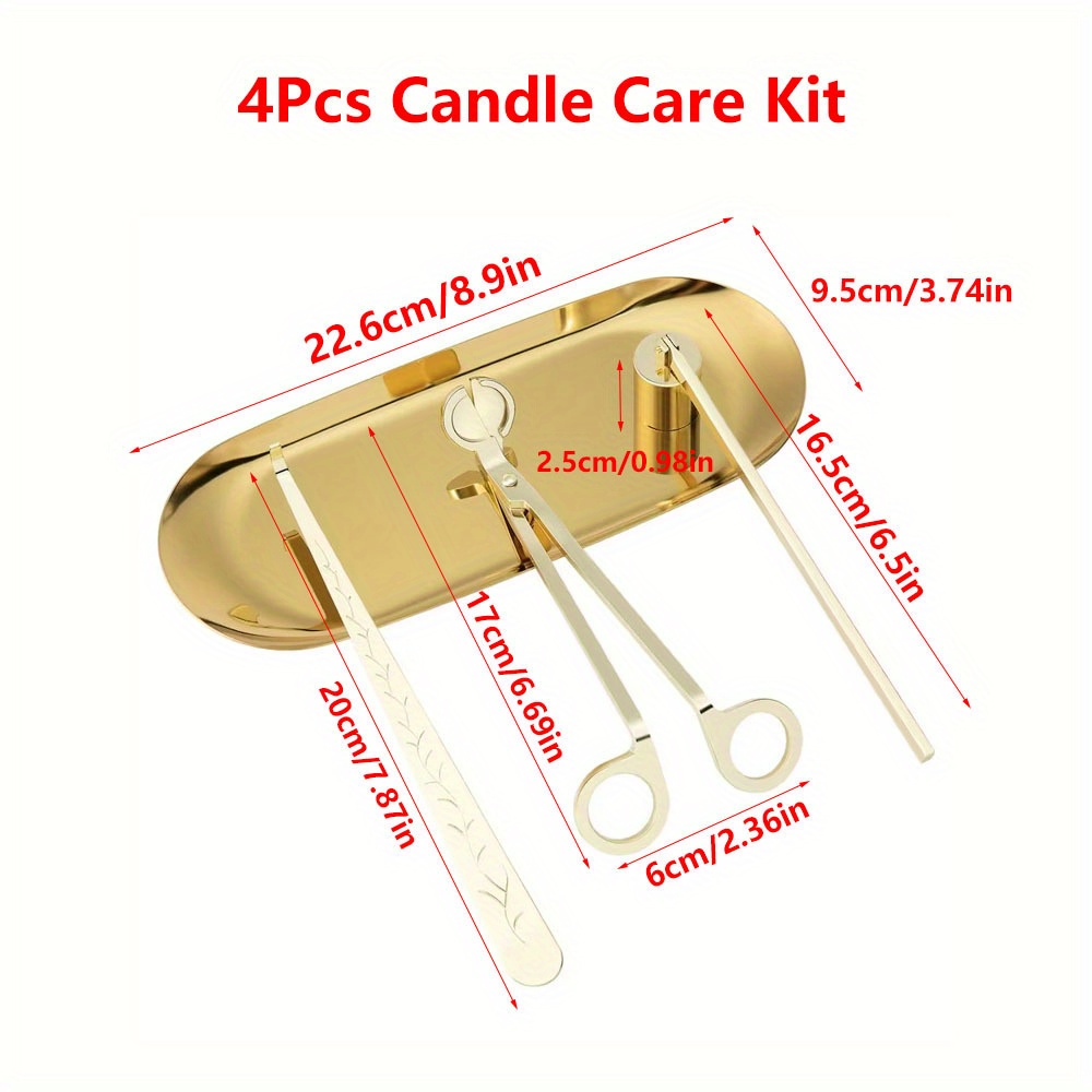 4 Buah/Set Kit Perawatan Lilin - Scented Candle Luxury ulasan dan harga