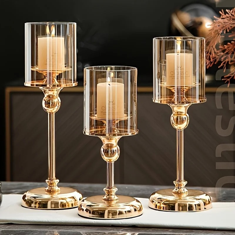 1 Set Tempat Lilin Kaca Mewah  - Scented Candle Luxury ulasan dan harga