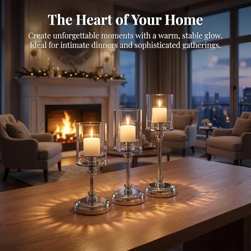 1 Set Tempat Lilin Kaca Mewah  - Scented Candle Luxury ulasan dan harga