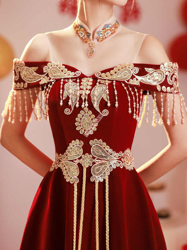 Gaun Cheongsam Gaya Cina untuk - Luxury Lifestyle Dress ulasan dan harga