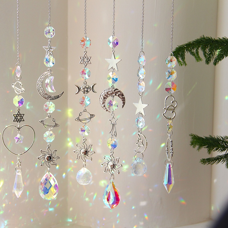 K9 Crystal Rainbow Suncatcher  - Crystal Ball Decor ulasan dan harga
