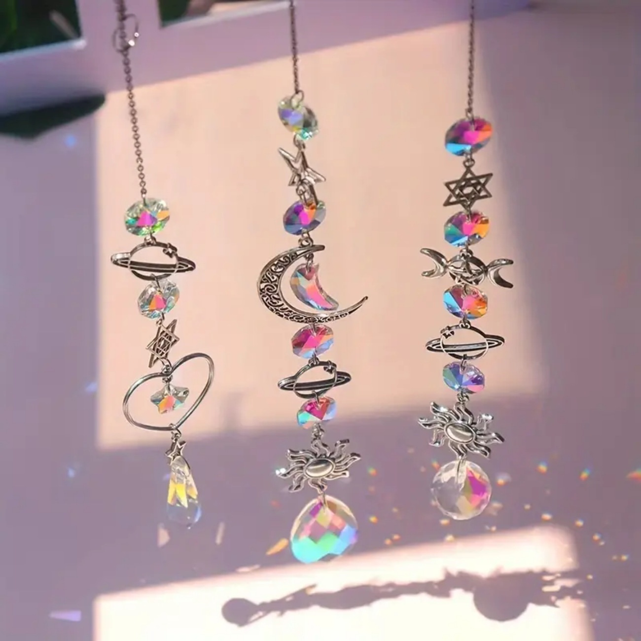 K9 Crystal Rainbow Suncatcher  - Crystal Ball Decor ulasan dan harga