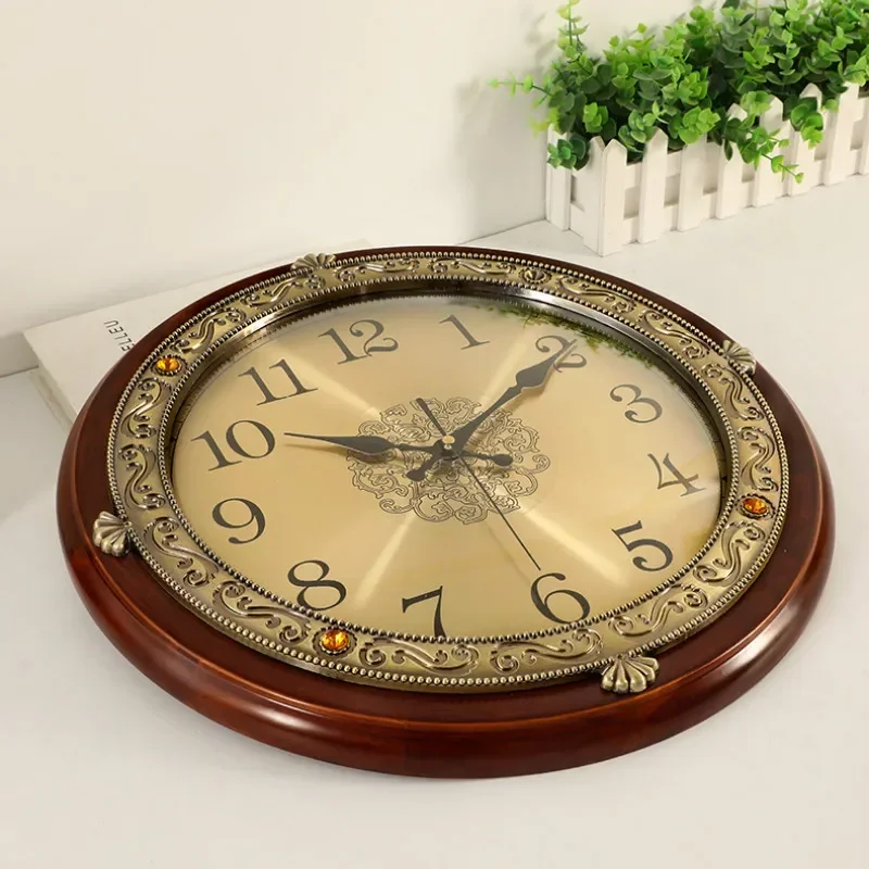 Jam Dinding Kayu Mewah Logam R - Luxury Lifestyle Watches ulasan dan harga