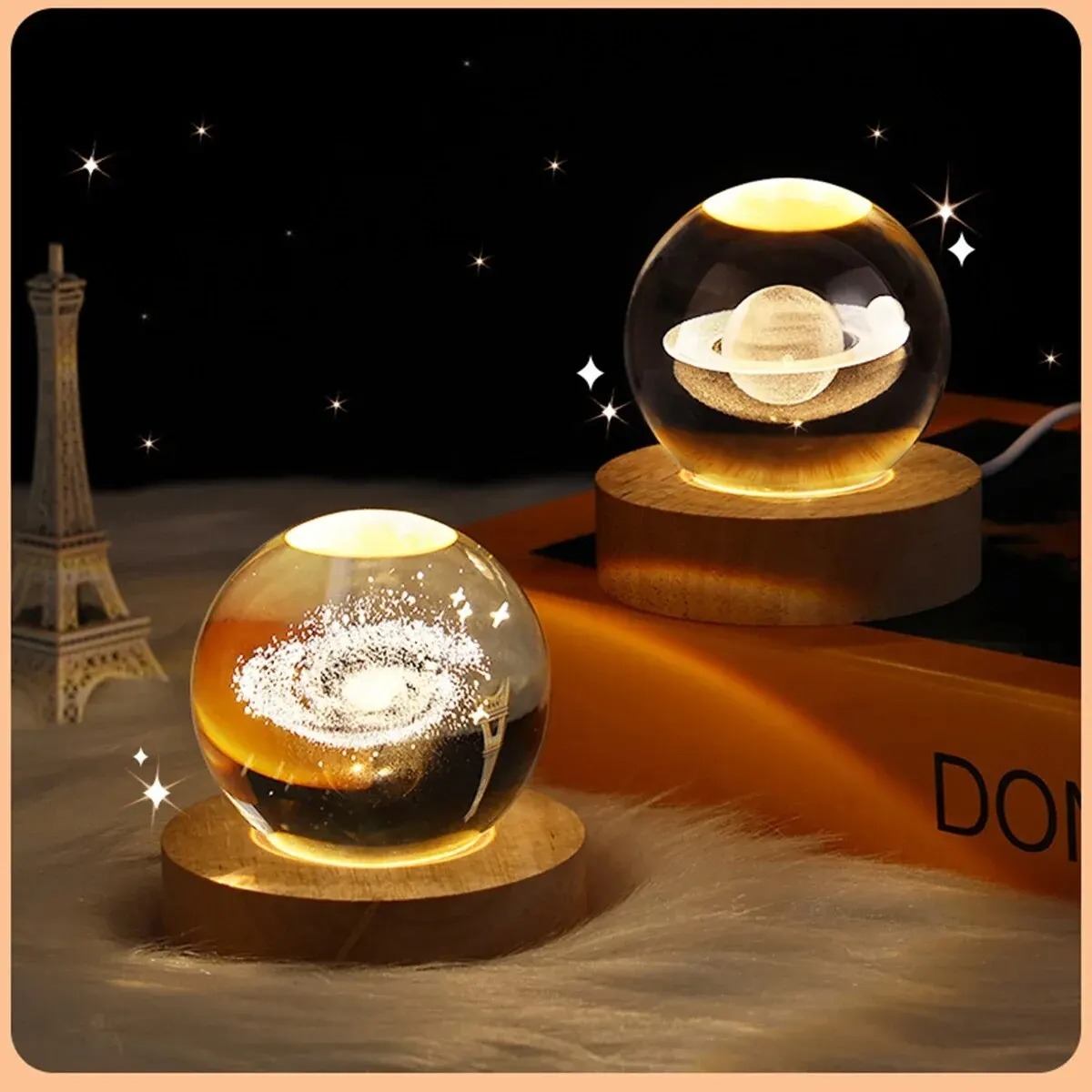 Dekorasi Bola Kristal 6cm Astr - Crystal Ball Decor ulasan dan harga